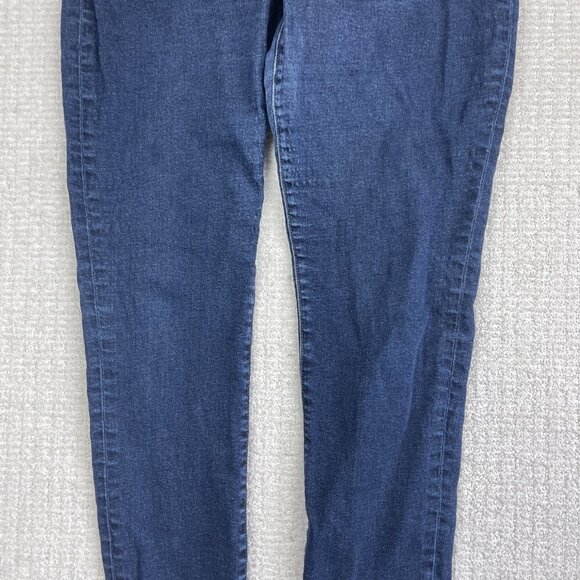 American Apparel Jeans Womens 32 Dark Blue Denim USA Made Skinny - Picture 3 of 16